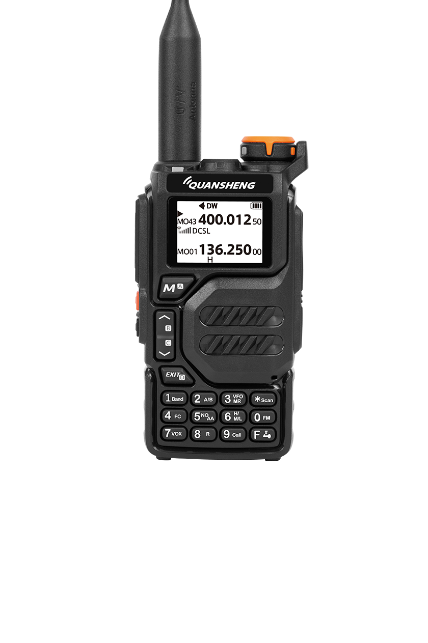 ワイドバンドラジオ　UV-K５（８）　９９９チャンネルメモリータイプ ワイドバンドラジオ UV-K5 999メモリー搭載機・オプション3点